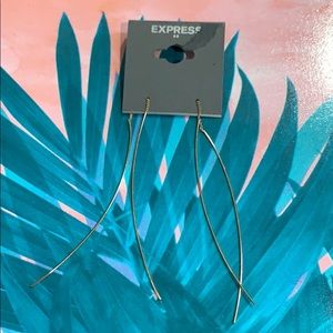 EXPRESS gold dangle earrings